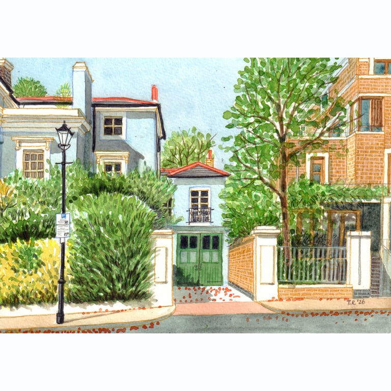 The Coach House, Highbury Fields, A4 and A5 size