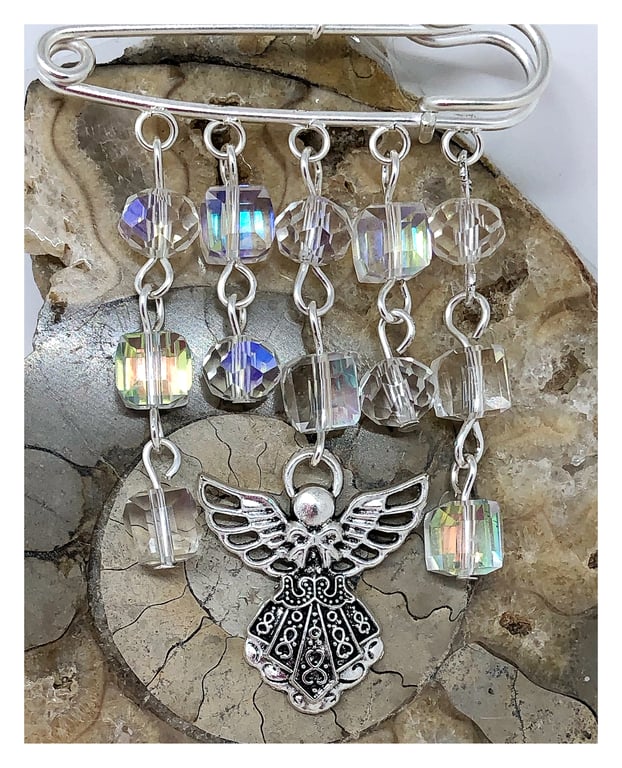 One of a Kind Guardian Angel pin