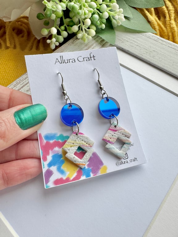 Modern Art Deco Earrings