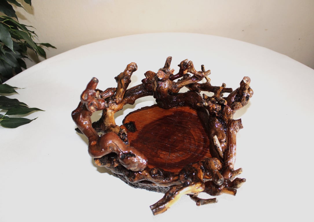 Wooden Fruit Bowl, Driftwood Bowl , Wooden Platter, Decorative Bowl  Hand Bowl