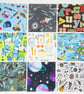 Large Pack 5" Novelty Fabric Squares - Image 4