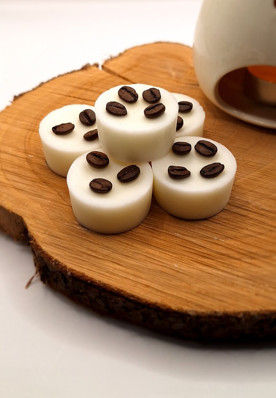 Caramel Latte Botanical Wax Melts with Coffee Beans