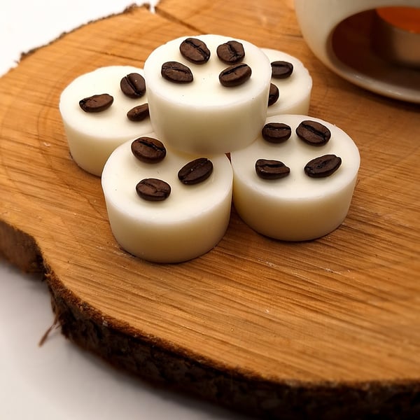 Caramel Latte Botanical Wax Melts with Coffee Beans