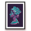 Queen Elizabeth Print, Royals Art, Regal Art, Royal Family Art