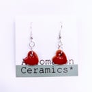 Heart pendant earrings 