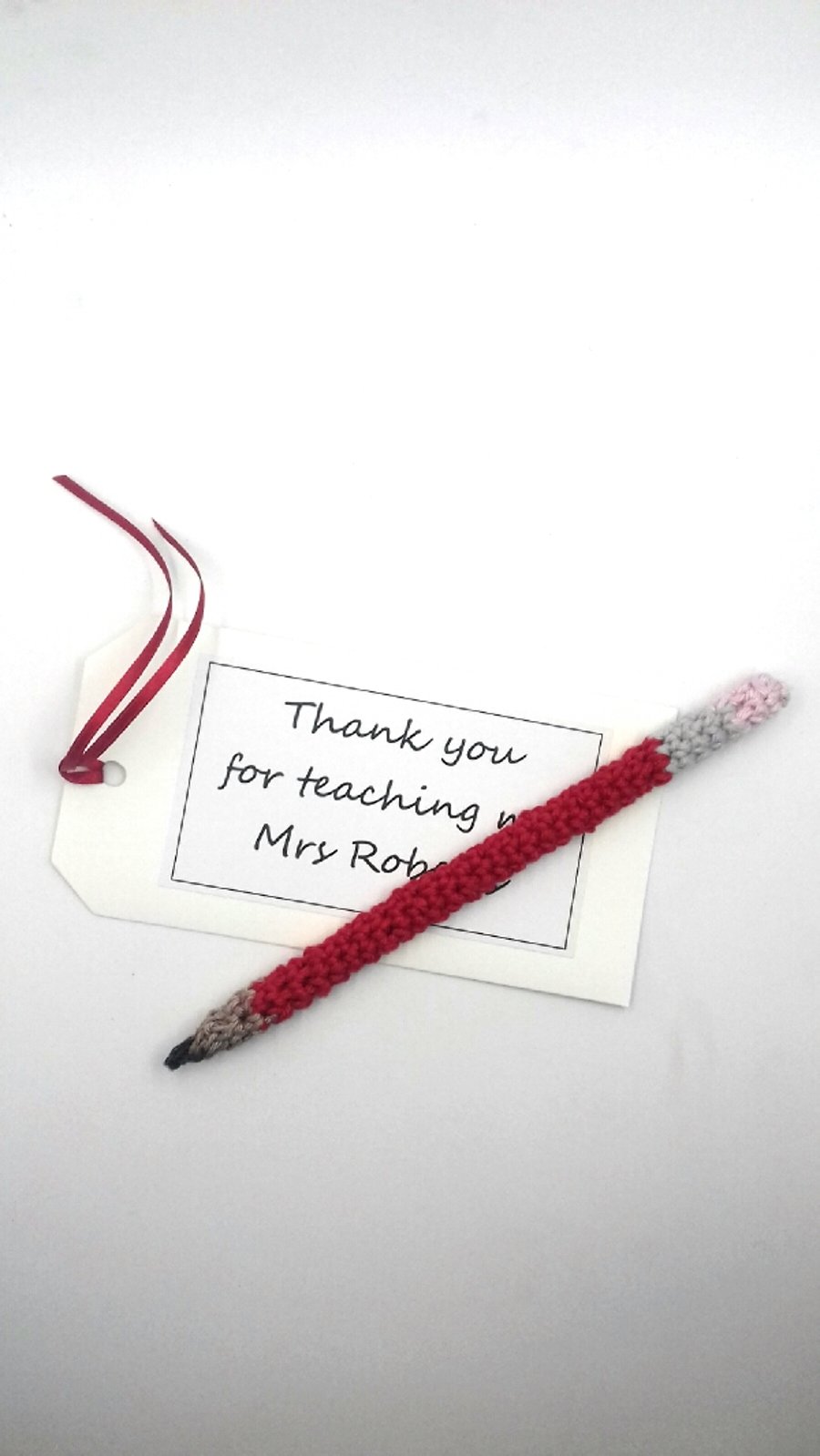 Crochet Pencil for Teacher 