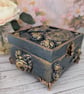 Trinket Box Spring Regency Style OOAK Handcrafted - Image 3