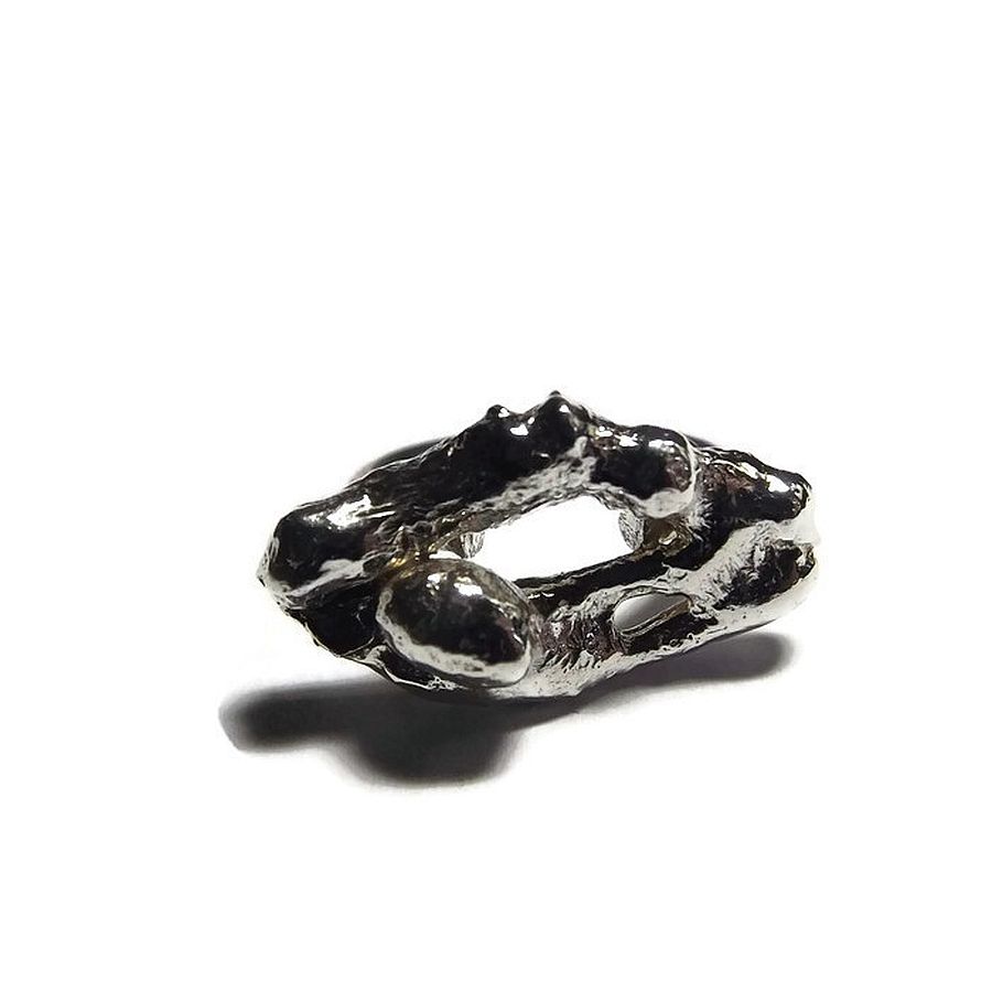 sterling silver abstract ring