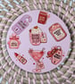 Book Lover Coaster – Romance Reader Gift – Spicy Bookworm Drinking Coaster