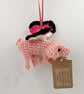 Crochet Flying Pig - Image 1