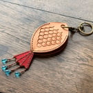 Fish Pouch Keyring Bag Charm