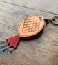 Fish pouch keyring 