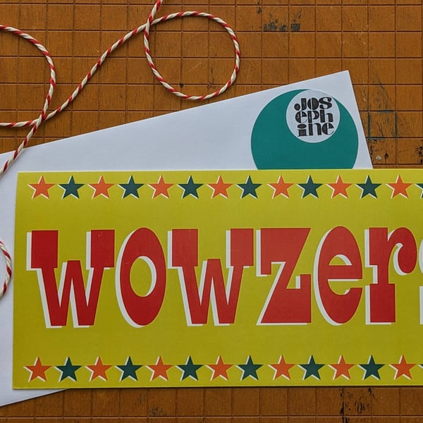 Wowzers Circus card