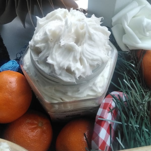 Deliciously Whipped Sweet Orange Organic body butter 