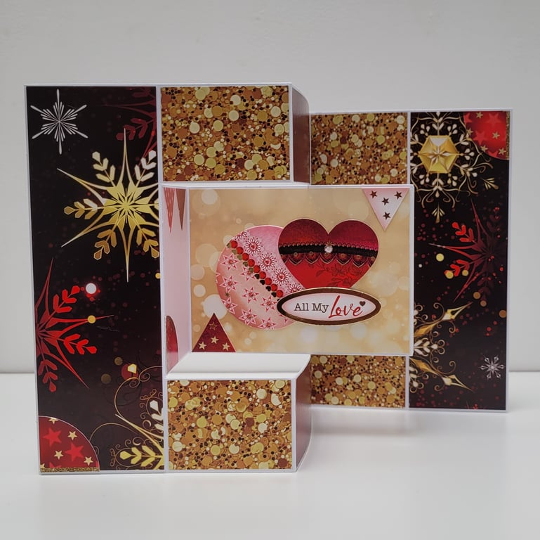 All My Love - Luxury Trifold Christmas Card