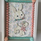 Cute Kitsch Bunny & Lamb picture