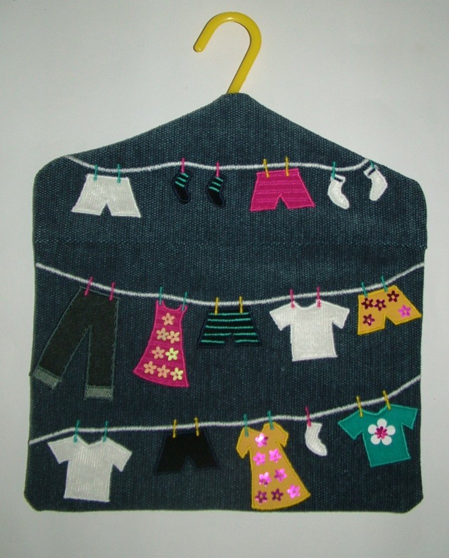 Washing line Peg bag