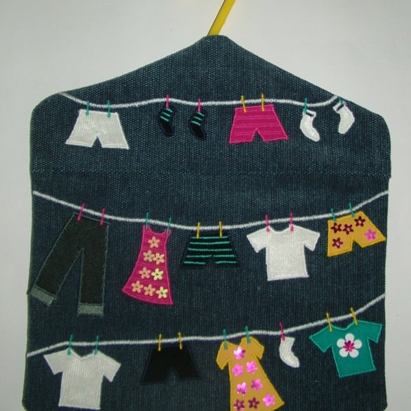 Washing line Peg bag