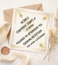 Art Deco Wedding Details Card