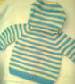 Striped Jacket with Hood For Babies and Small Children, Baby Gift Ideas, Jacket - Image 5