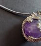 Amethyst pendant.  Ref 512