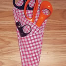 3 Pocket storage - Scissors, Art brushes, Pencils, Craft tools holder