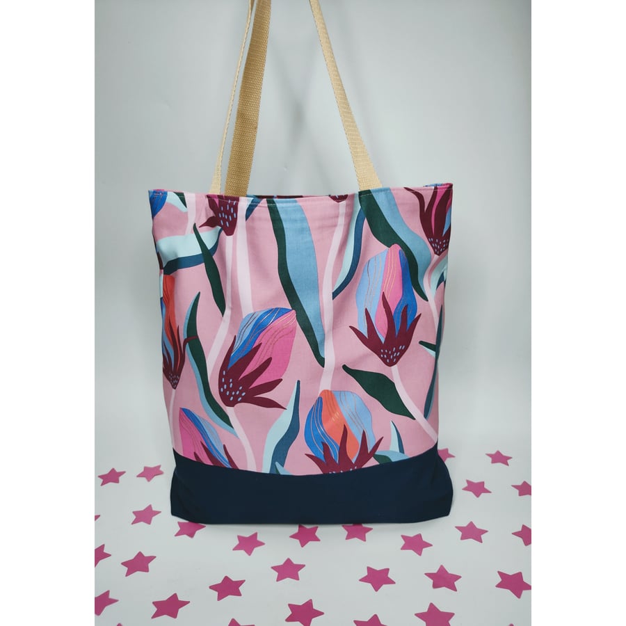Tote Bag, Bloom Large Tote Bag