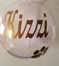 Pet Memorial Christmas Bauble - Personalised Paw Print Ornament with Feather. - Image 10
