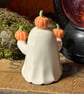 Ceramic ghost pumpkin Juggling Boos! - Image 4