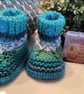 Gender Neutral Booties -Shoes 0-6 months size  - Image 5
