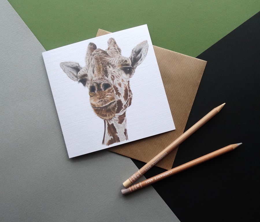 Greeting Card - Giraffe 
