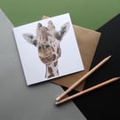 Greeting Card - Giraffe 