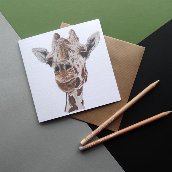 Greeting Card - Giraffe 