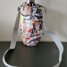 ABSTRACT PRINT WATER COOLER WITH DETACHABLE AND ADJUSTABLE STRAP