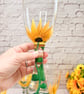 Wine Glass Hand Painted with Sunflowers  - Image 9