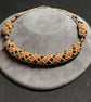 Goldstone Torque Necklace, handmade - Image 2