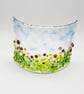 Fused Glass Curved Garden - Image 1
