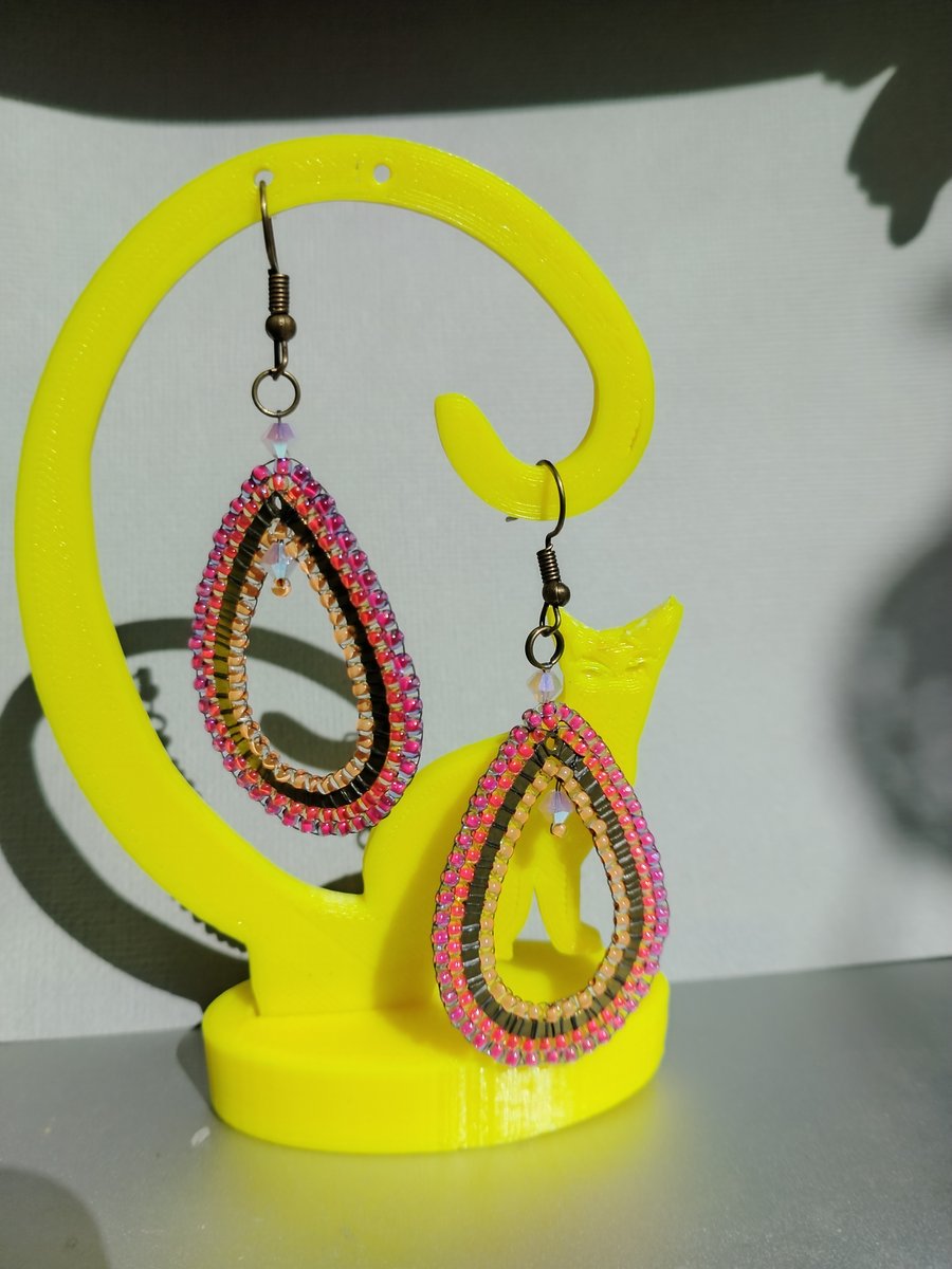 tear drop dangle earrings