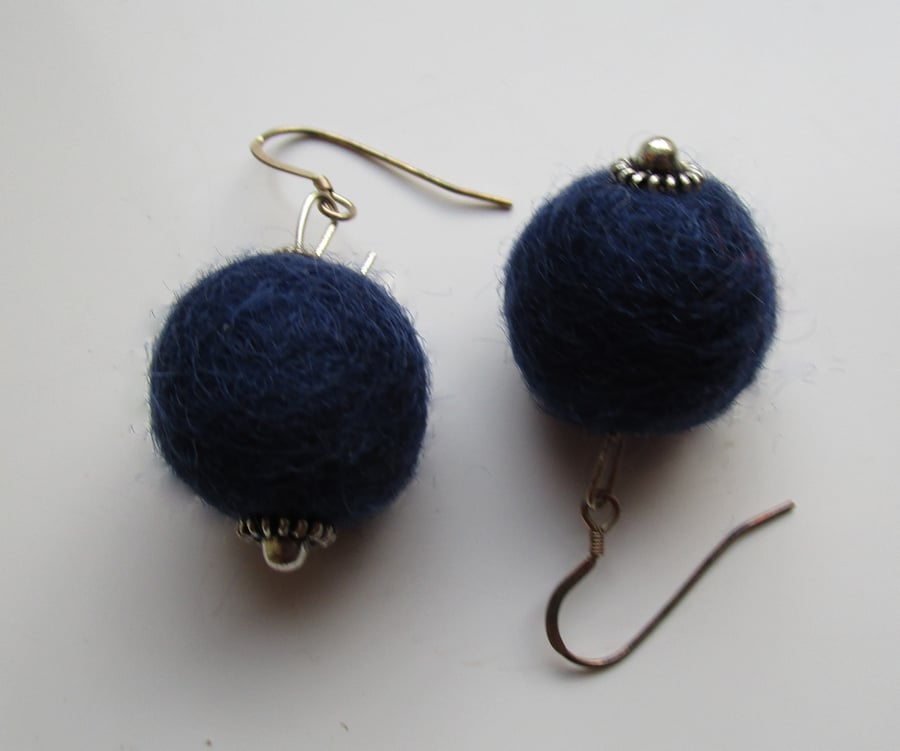 Handmade Wool Felt Earrings