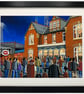 Northampton. Framed & Unframed Art Print Town Football FC County Ground Gift - Image 1