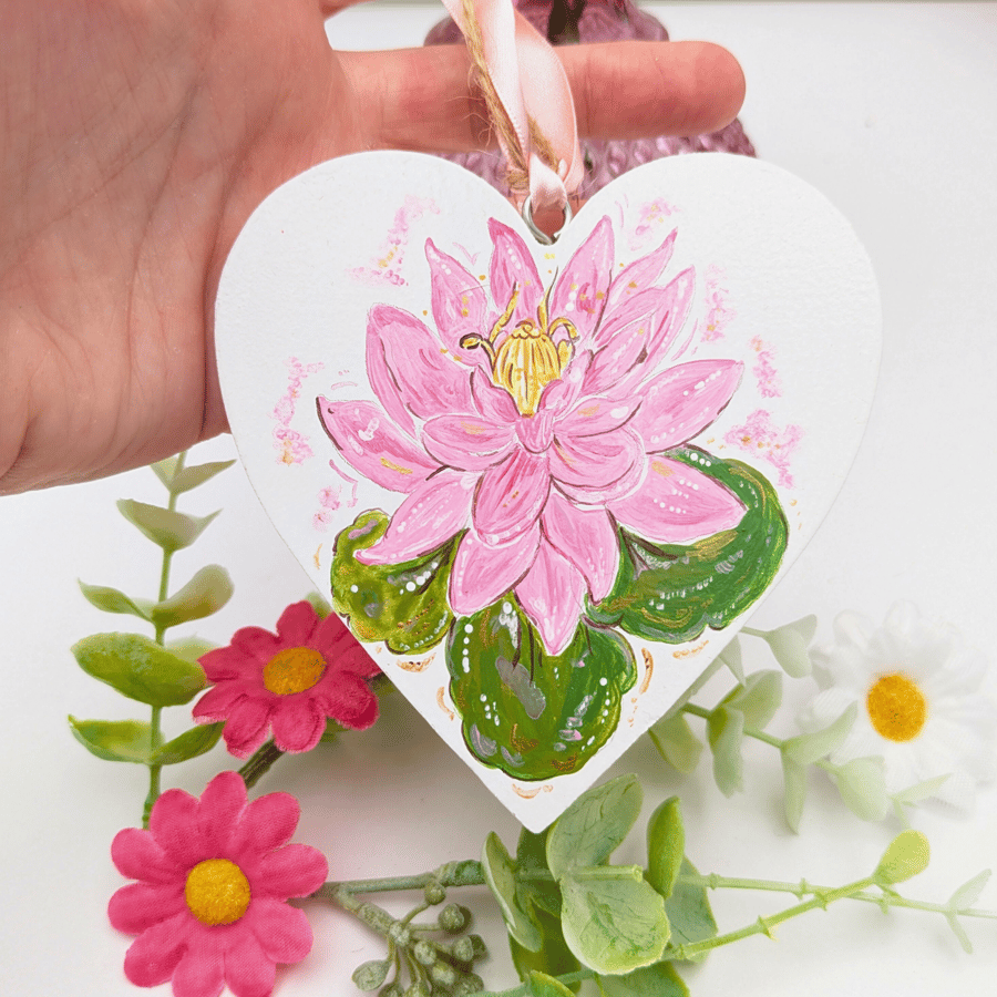 Water Lily flower decoration, Floral gift