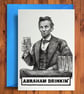 Abraham Drinkin' - Funny Birthday Card