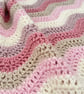 Pink Baby Blanket - Handmade Crochet - Newborn Girl Gift - Image 6