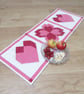 Patchwork Hearts and Flowers Table Runner - Image 1