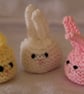 Hand Knitted Bunny Sweetie Holder - Image 4