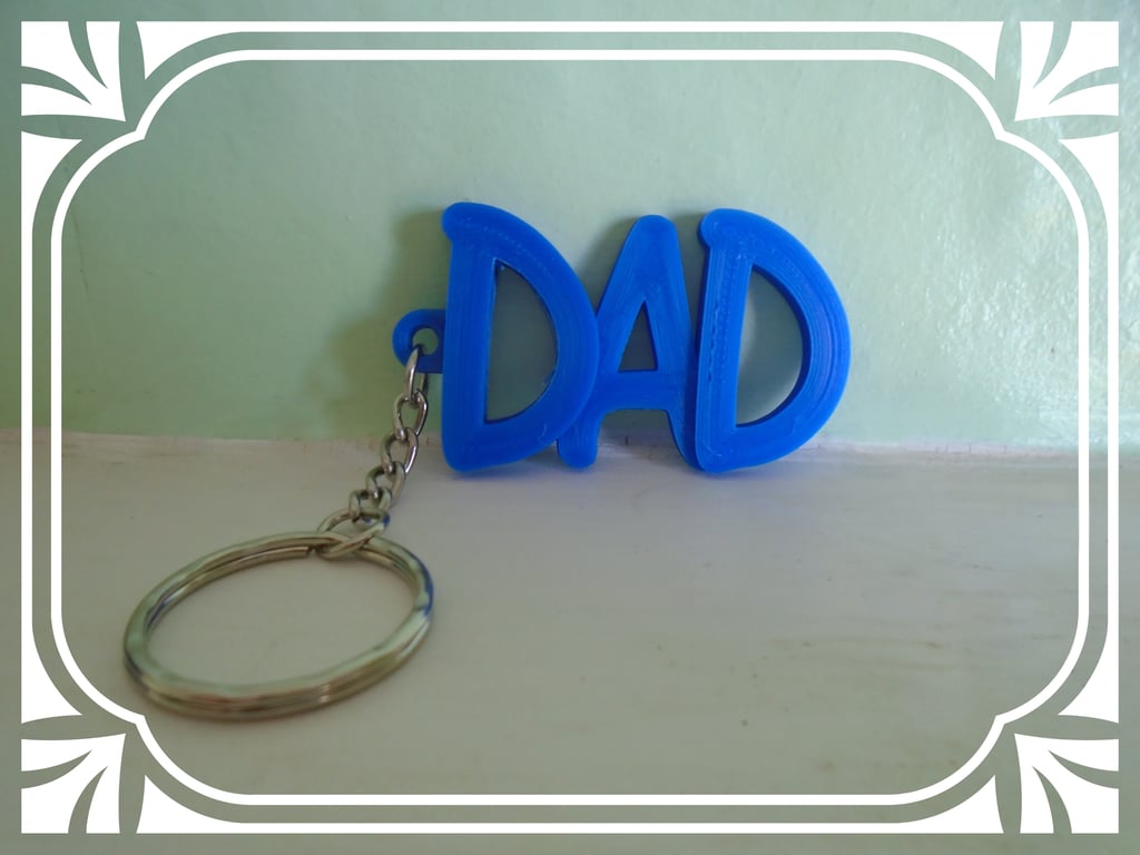 Dad Keyring 