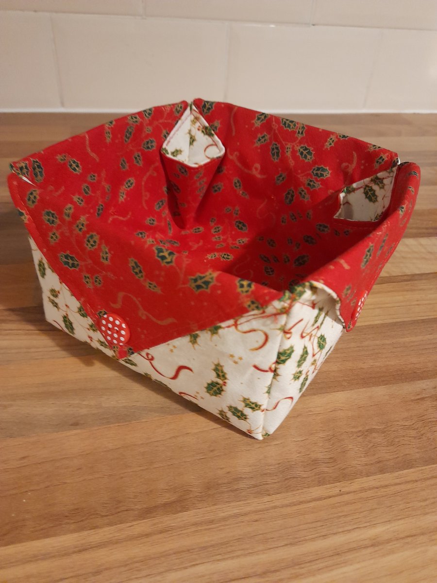 1 x Christmas Fabric Storage Box