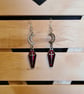 Spooky Moon Coffin Dangly Earrings  - Image 1