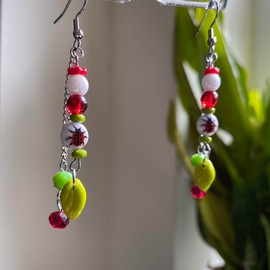 Dottie - Ladybird Earrings