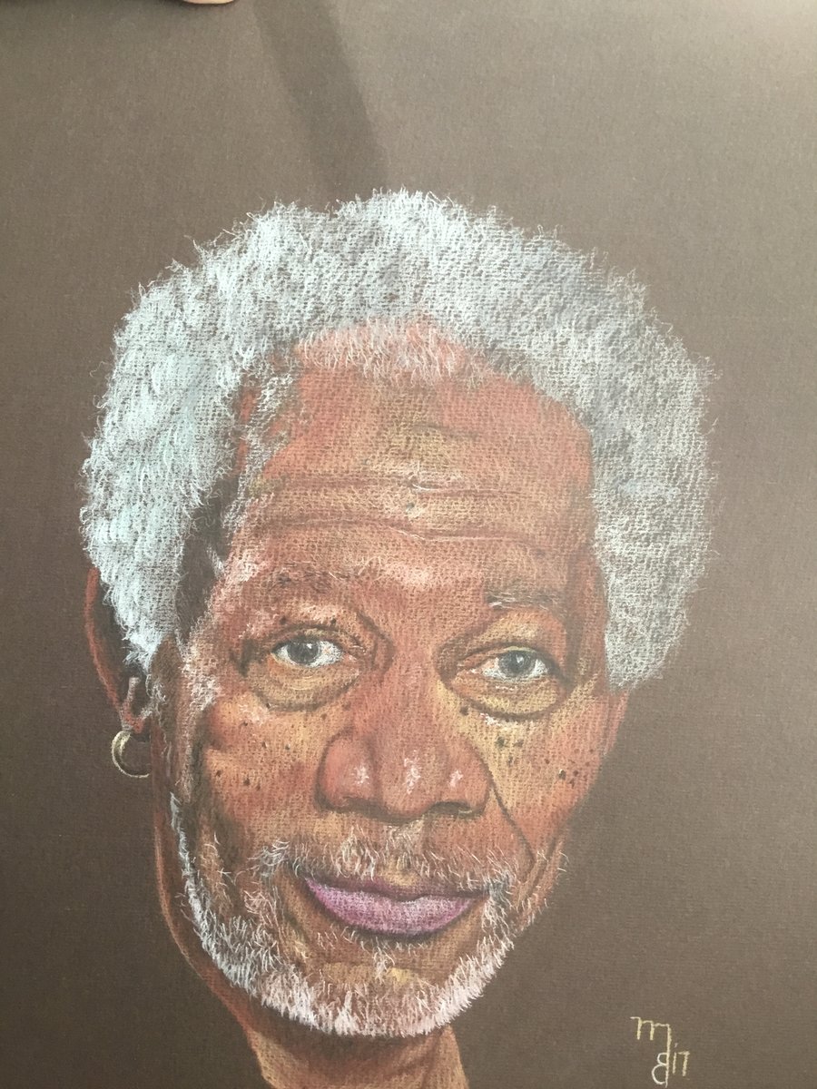 A portrait of Morgan Freeman